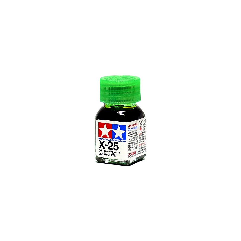 Tamiya. Paint translucent enamel X-25 green TAMIYA 80025. Tamiya X25 Enamel. Tamiya paints for models and modelling