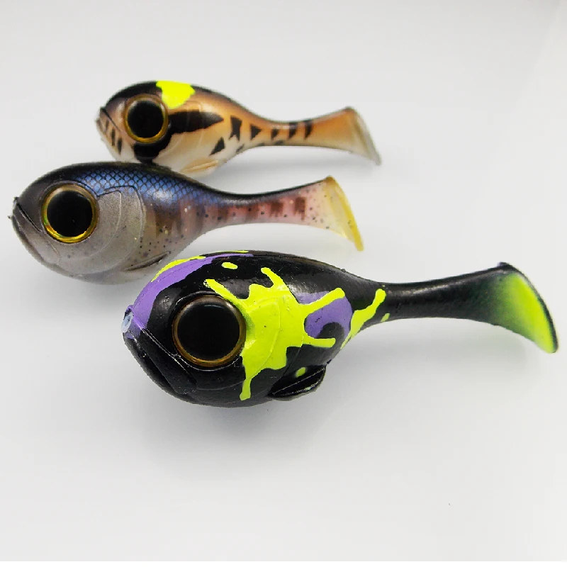 ESFISHING Weicher Köder Ballonfisch 82mm24g Deraball Pesca Künstlicher Angelköder für Hecht und Barsch – Detail 7