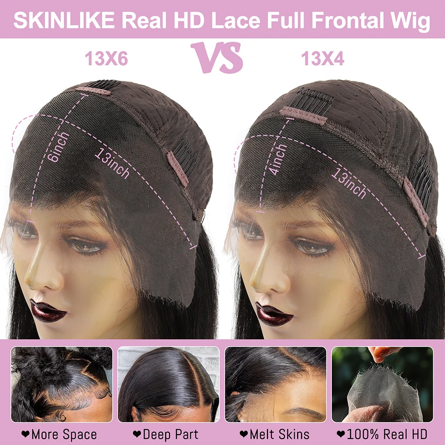 13X6 Full Mặt Trước HD Ren Tóc Giả Ombre Tóc Vàng Thẳng Làm Tan Chảy Da Toàn Ren Phía Trước Tóc Tóc Giả Mật Ong tóc Vàng HD Đóng Kín Bằng Dây Tóc Giả
