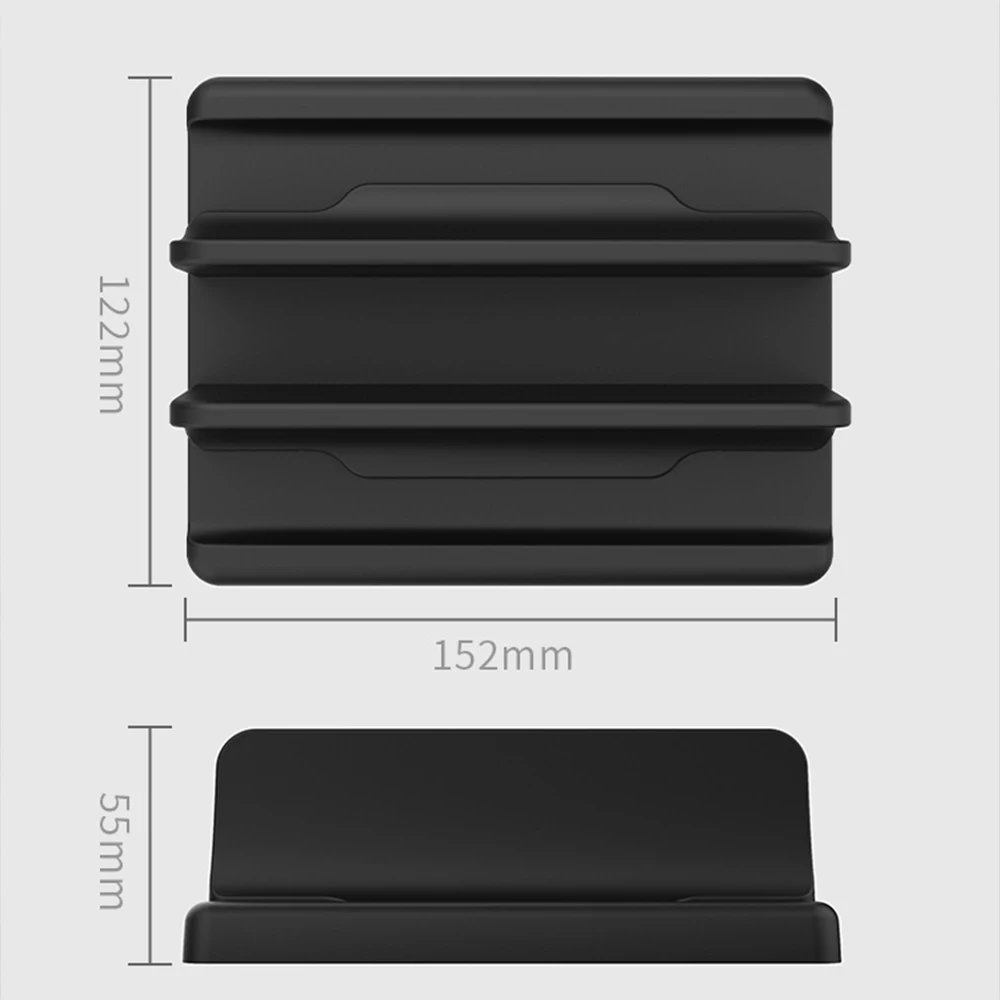 Przenośny pionowy stojak na laptopa dla Macbook/Tablet/telefon plastikowy uchwyt regulowany pulpit Notebook pulpit stojaki do przechowywania stacji dokującej