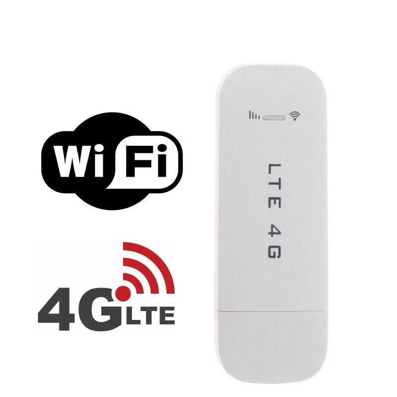 Mở Khóa 4G LTE USB Modem Router Băng Thông Rộng Di Động Không Dây Kích Sóng WiFi PK Huawei E8372