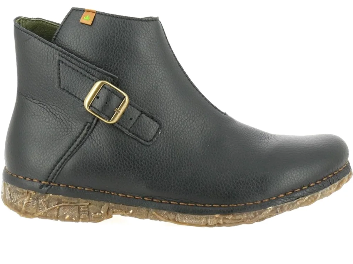 N5460T VEGAN BLACK RUGGED/ ANGKOR, the naturalist, Shoeshop, women's shoes, ankle boots, women's boots, shoes