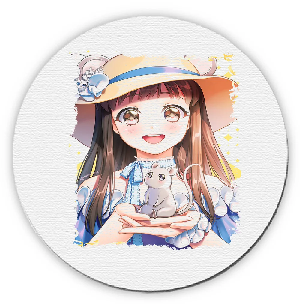 Ronde Vruchten Mand Toru Mousepad Raton