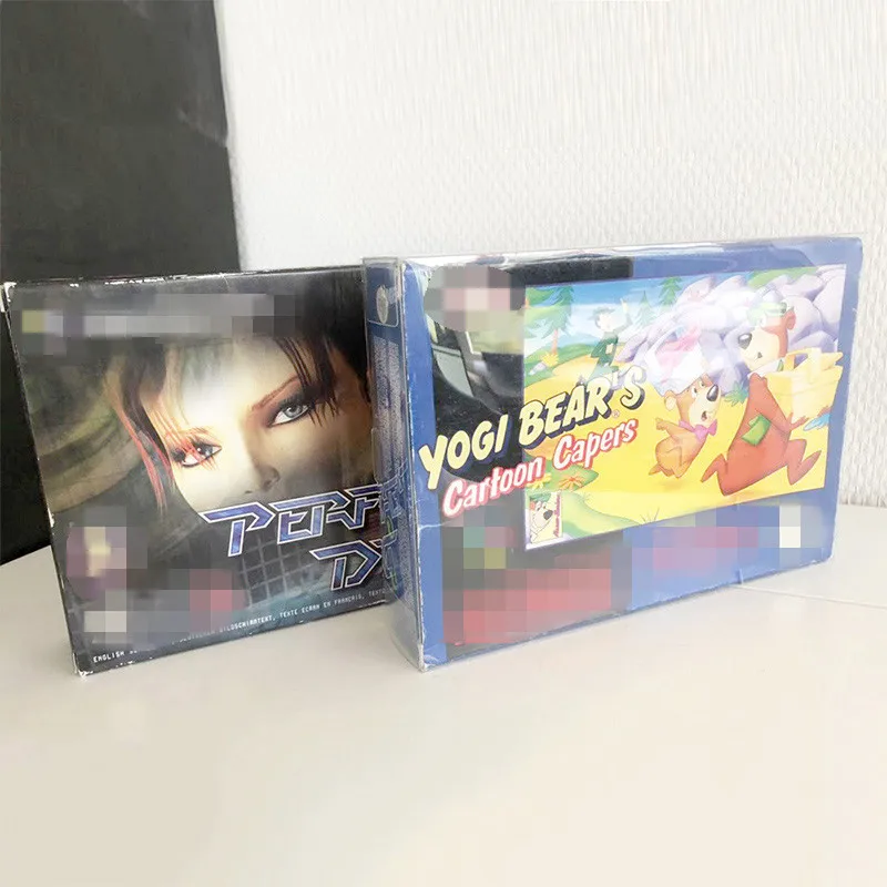 Box Protector Per SNES Per N64 CIB Completo In Scatola Giochi Custom Made Cassa In Plastica Chiara