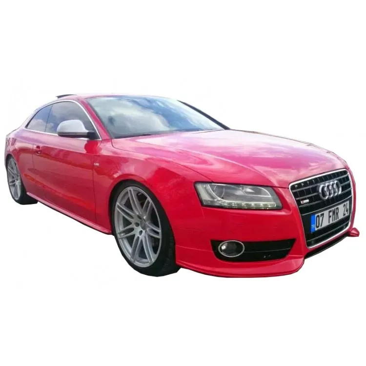 Audi A5 8P3 2008 - 2011 car & ten bumper six spoiler Trim 2 PCs, Audi A5 8P3 2008 front bumper body kit spoiler-11