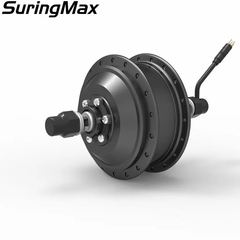 Brushless Rear Hub Motor for E-Bike & Electric Bicycle, Magnet Gear, Big Torque, 48V, 350W, 45N.m, 135mm Dropout