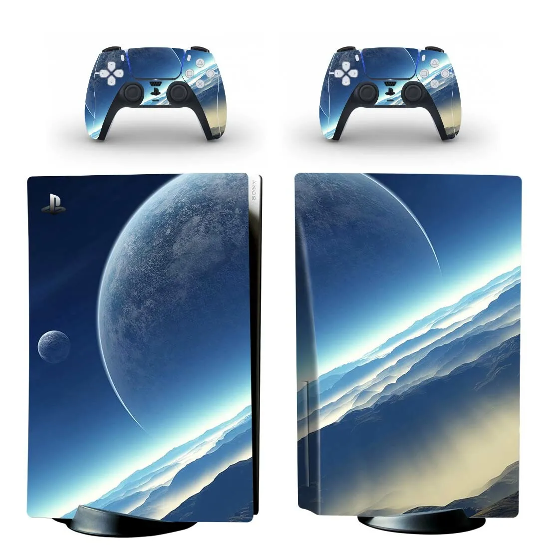 

Planet Sky Design PS5 Standard Disk Edition Skin Sticker Decal Cover for PlayStation 5 Console &Controllers PS5 Skin Cover Vinyl