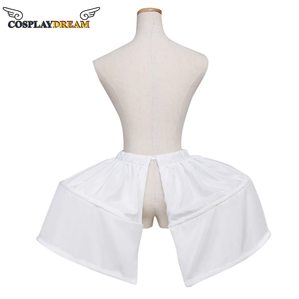 Rococo Victoriaanse jurk Petticoat Crinoline onderrok fietstas drukte middeleeuwse kooi frame Petticoat twee kleuren om uit te kiezen