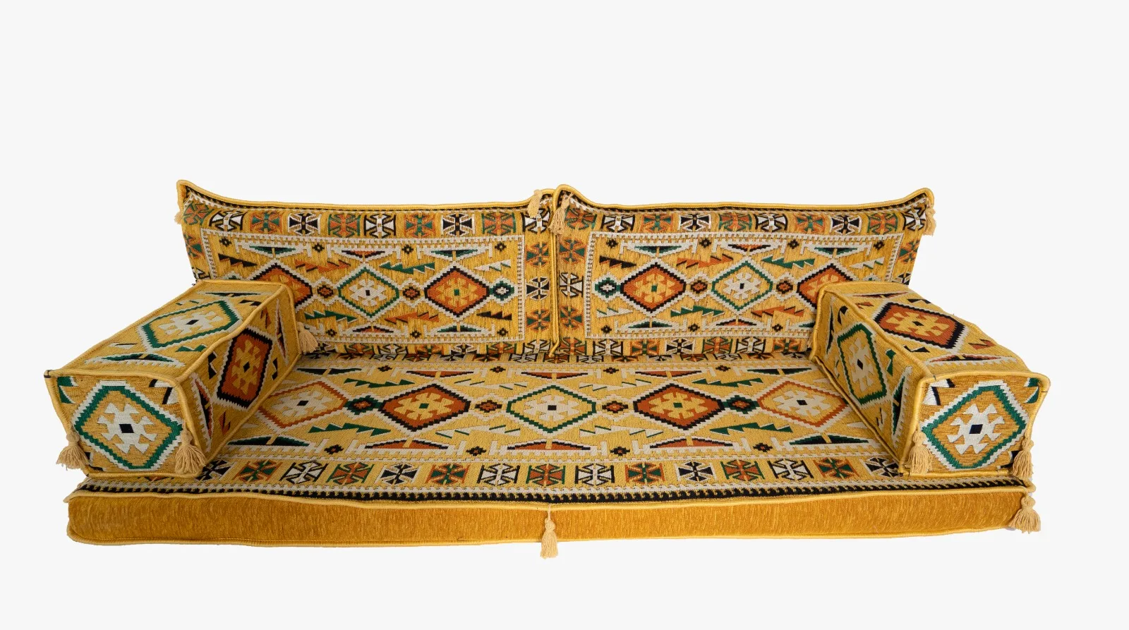 Arabic Sofa Set | Arabic Majlis Set | Floor Cushions | Traditional Design Arabic Lounge Set | Turkish Floor Seating Set