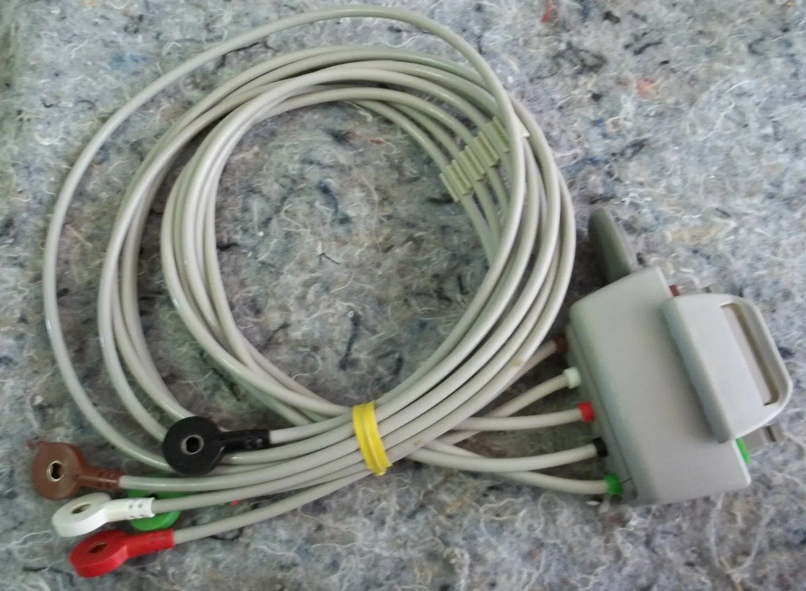 Original New Cable 5 Leadset ECG 5 Lead Snap M1625A Grabber, AAMI, ICU