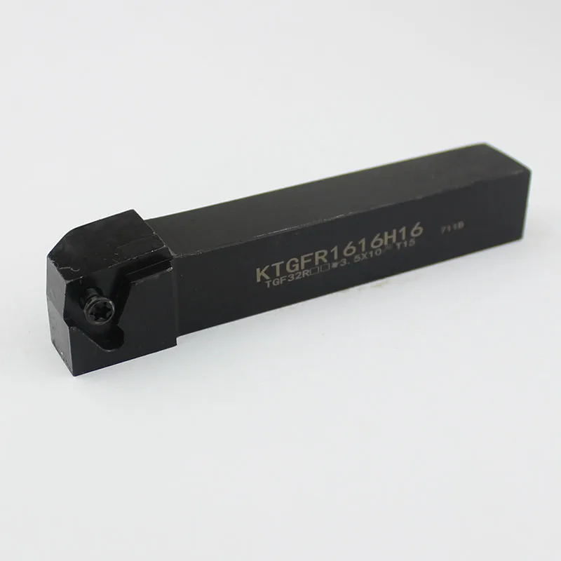 Soporte de herramientas de torneado externo, KTGFR1010H16-16F de torno, sin insertos, KTGFR1212H-16F