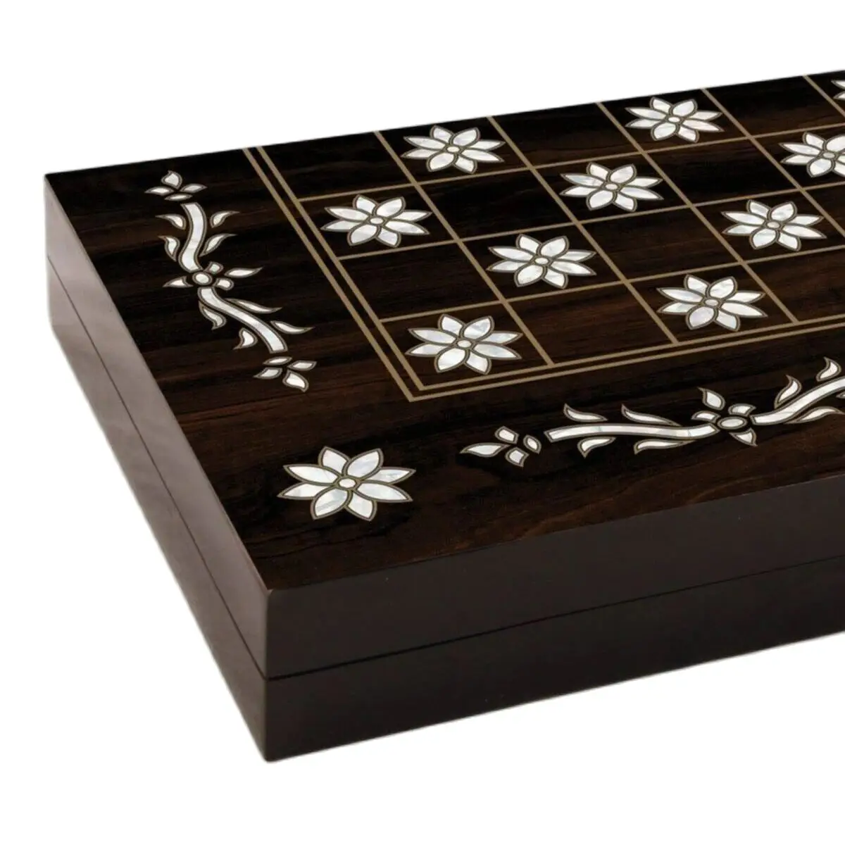 Big Size Wood Veneer Backgammon Set-48.5 X 25 X 6 Cm stylish design fun games beautify your hobby