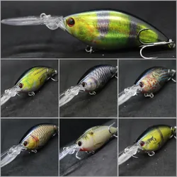 wLure Crankbait Fishing Lure 11cm 18.5g RealSkin Painting Cutting Blade Hooks Deep Diver 4-5 Meters Tight/Fast Action HC739