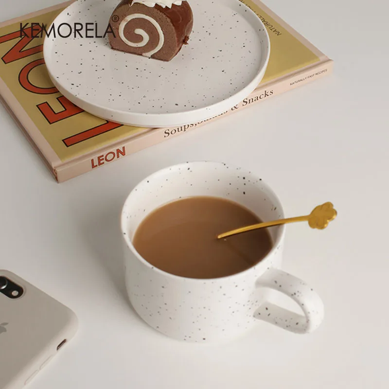 Nordic Ins Cup Home Office With Tray Cup Saucer Set Ceramic Cup Coffee up Couple Cup Breakfast Cup Tea Cup With Spoon