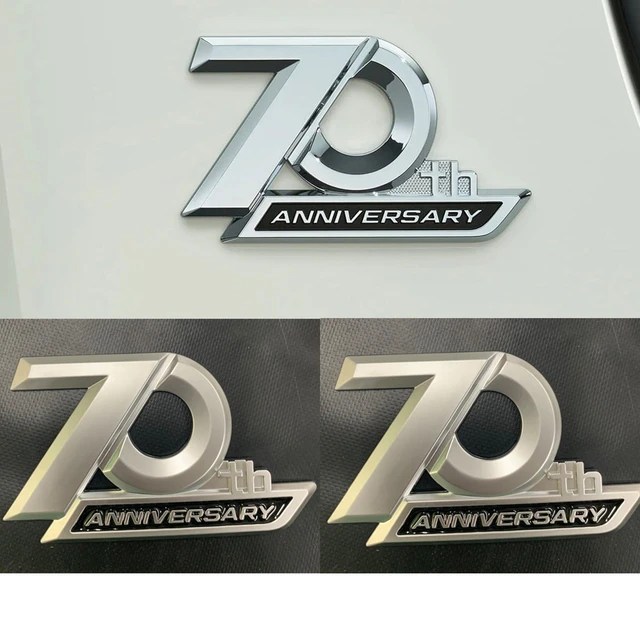 70th Anniversary Side Emblem Sticker For Toyota Land Cruiser 70 80 100  Series Accessories - AliExpress 34