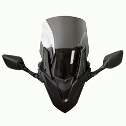 Modified motorcycle part nmax2020-2024 nmax155 nmax windscreen windshield with front mask panel for yamaha nmax155 2021-2024