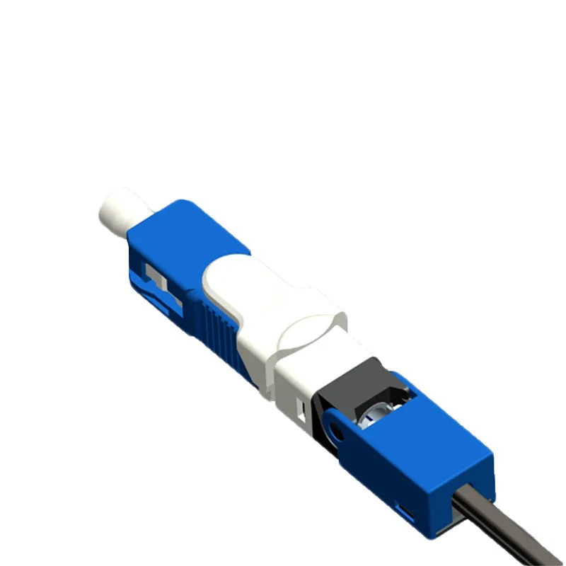 UNKIT FTTH Quick Connector ESC250D Fiber optics SC  APC UPC Fast Connector Optical Fiber SC APC connector Single-Mode Low loss