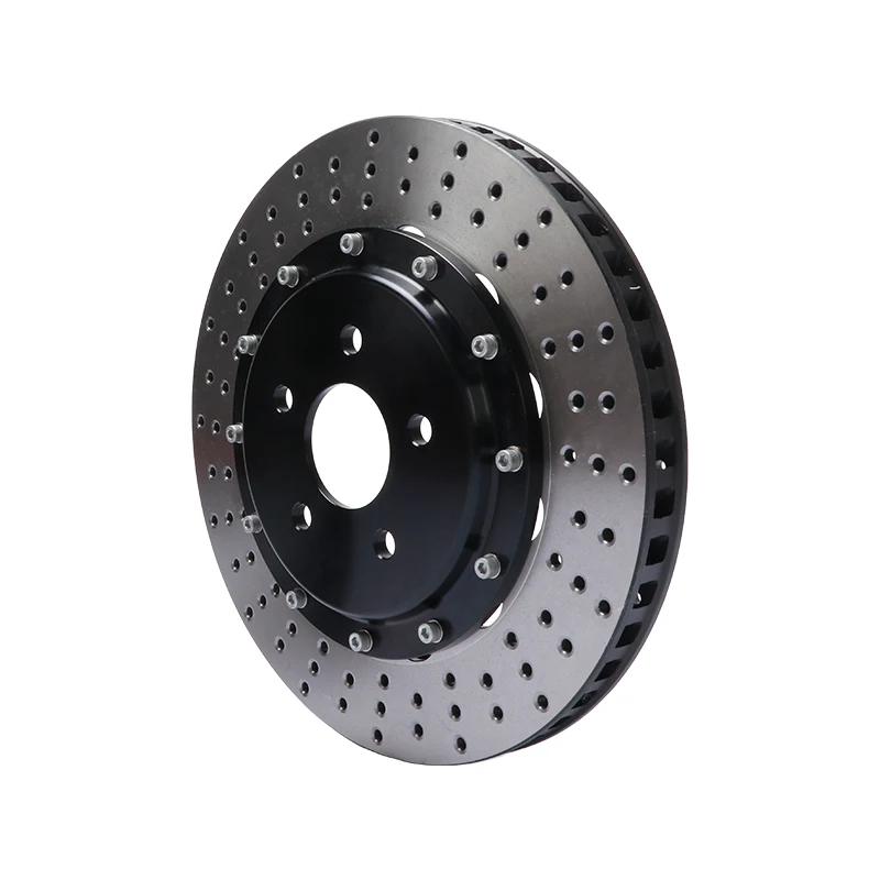 KOKO RACING 380*34mm Drilled Disc for  Brake Caliper Front Brake Kit for Audi A7 for Audi A3