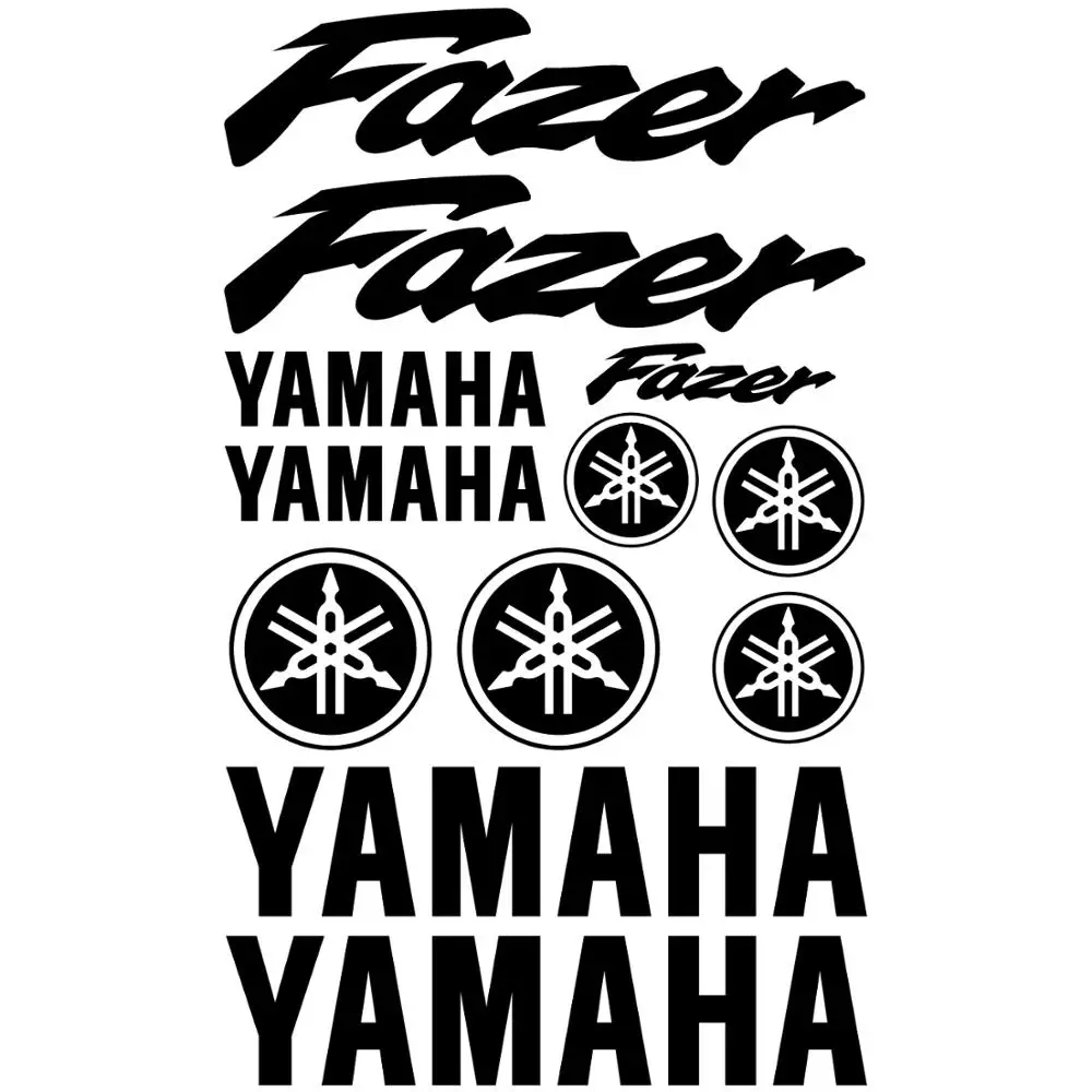 Kit bumper vinyl-Stickers-Decals for Yamaha Fazer FZR 600 800 1000 fz6 fz8 fz1