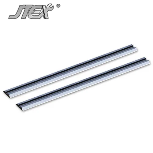 JTEX-대패 블레이드 82x5.5x1.1mm, Bosch PA1202, DEWALT DW6654 용 양면 목재 대패 칼, 목공 기계, 2 개