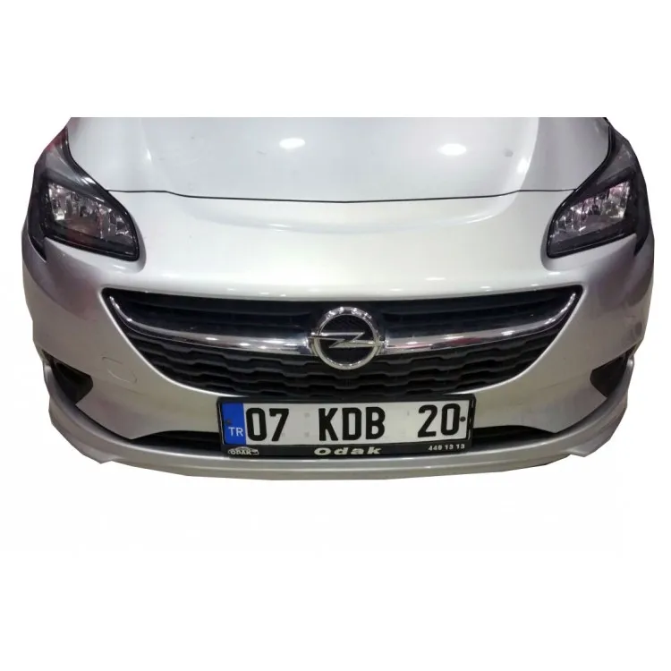 Opel Corsa E için 2014-2019 Ön Tampon Dudak Custom Style Ön Tampon Etek Abs Plastik