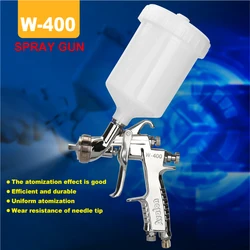 Free Shipping W-400 Spray Gun W400 painting Pistol HVLP Manual Gun Car Repair Painting HVLP