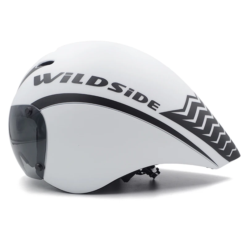 Tt Fietshelm Lens Bril Triatlon Tri Aero Racefiets Helm Tijdrit Race Fietshelm Mannen Casco Ciclismo Accessoires