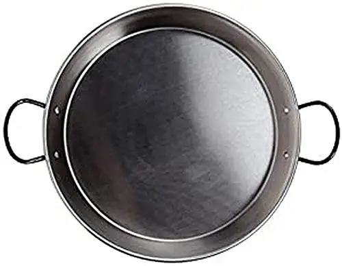 Vaello - Paellera polished stainless steel, diameter 34 cm, to make paellas