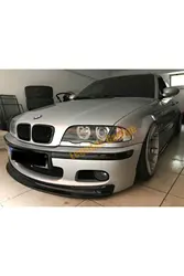 Front Splitter Lip For Bmw E46 M Tech / M Sport 1997-2006 CSL Style Front Bumper Attachment-Car Accessories Modifed Spoilers