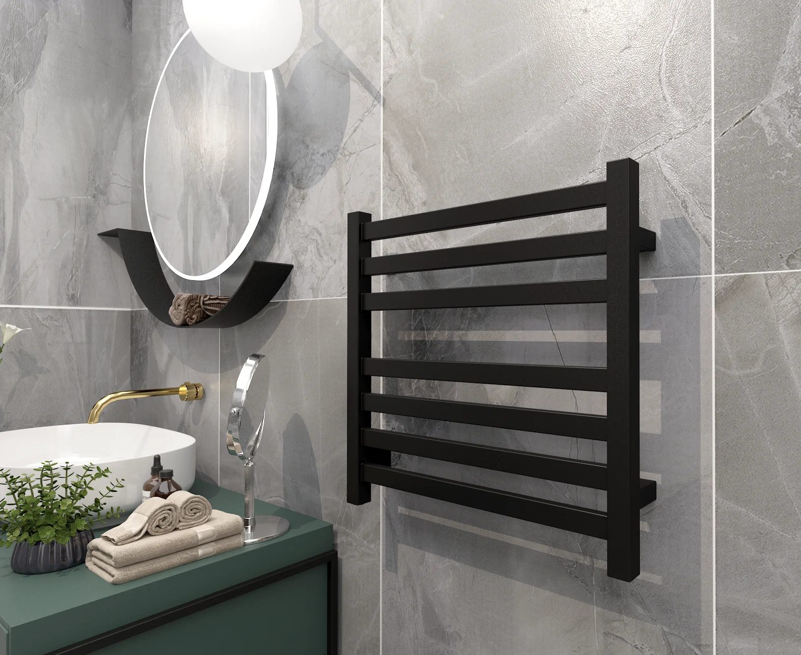 Electric Radiator Towel firber heating for Bathroom luxury