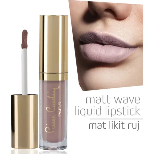 Pierre Cardin Matt Wave Liquid Lipstick - Matte Liquid Lipstick - Mocha Cream