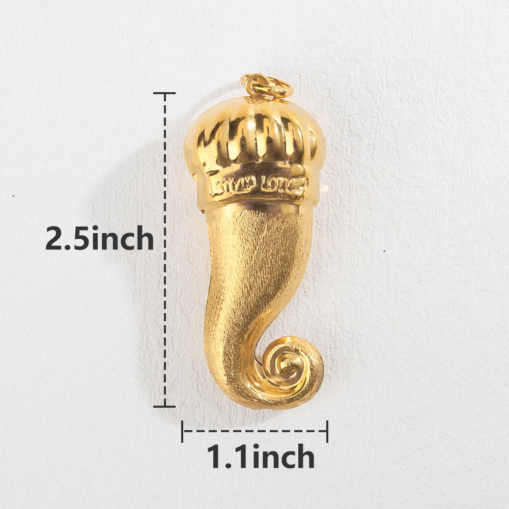 Beliebter Anhänger Afrika-Karte Halskette für Damen und Herren Vergoldet Großhandel Mode Stapelbarer Schmuck Tägliches Tragen Party-Geschenk – Detail 13