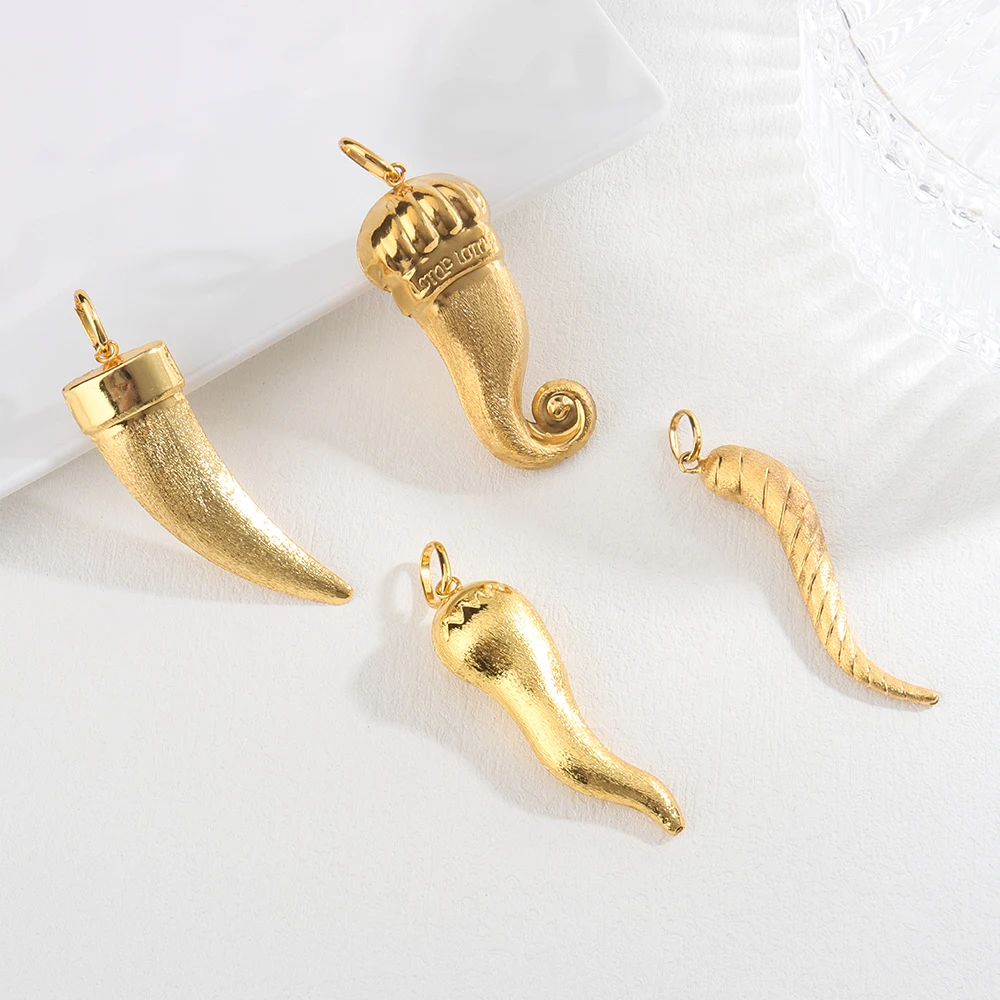 Beliebter Anhänger Afrika-Karte Halskette für Damen und Herren Vergoldet Großhandel Mode Stapelbarer Schmuck Tägliches Tragen Party-Geschenk – Detail 5