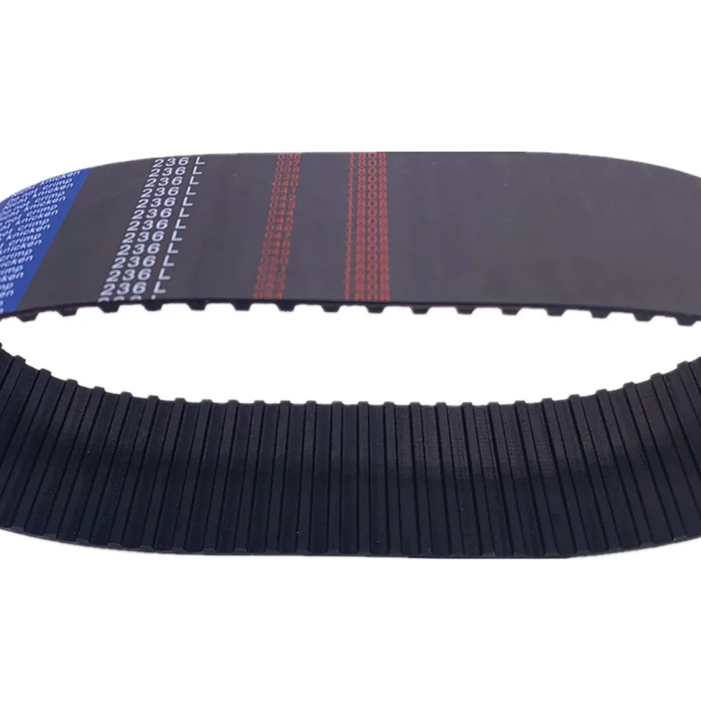 Width 12.7/20/25/38mm L Rubber Timing Belt 300L - 525L 80 Teeth - 140 Teeth Closed Loop Synchronous Belts