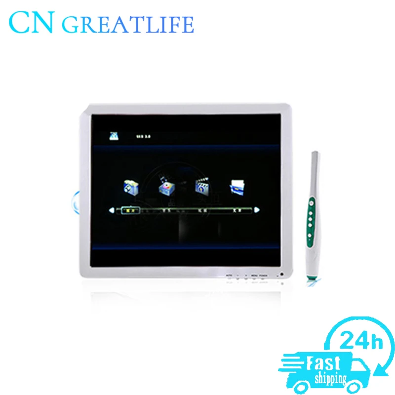 

17inch Dental Unit High Definition Endoscopic Machine Cmos Chamber Tools Wifi 5.0 Mega Monitor Intraoral Camera