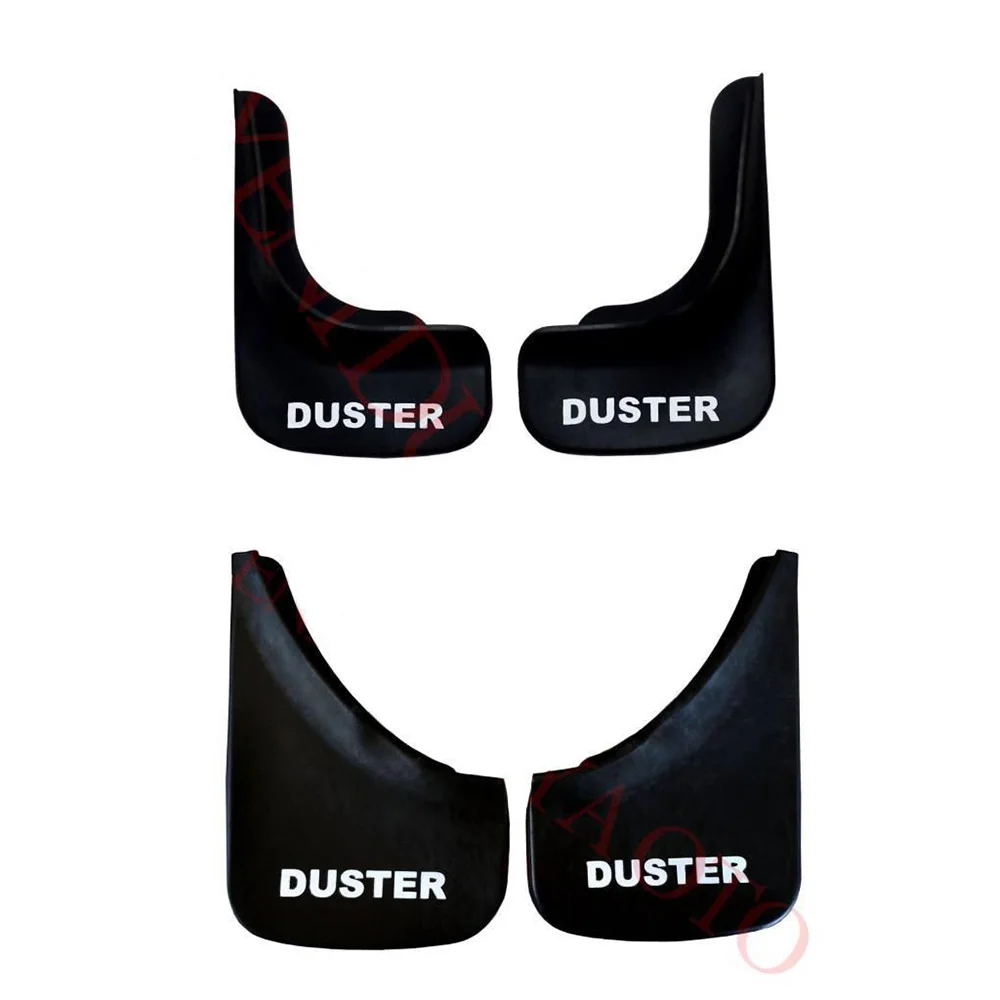 For Dacia Duster Car Mudguards 4 Pcs Model 2017 And Up. Flexible Plastic Mudflaps Fender A+ Quality Automotive Accessory Tuning