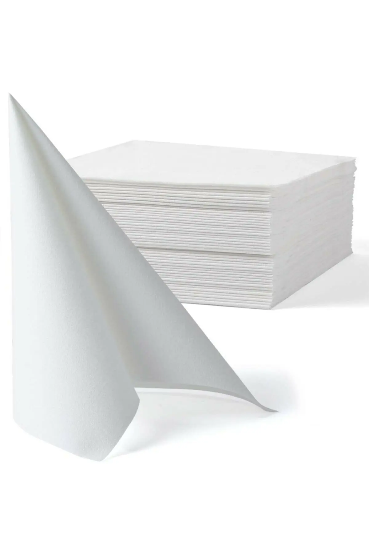 AIRLAID White Fabric Textured 40x40 Service Napkin Pack of 50 Wedding, Special Occasions, Party, Birthdays and Christmas