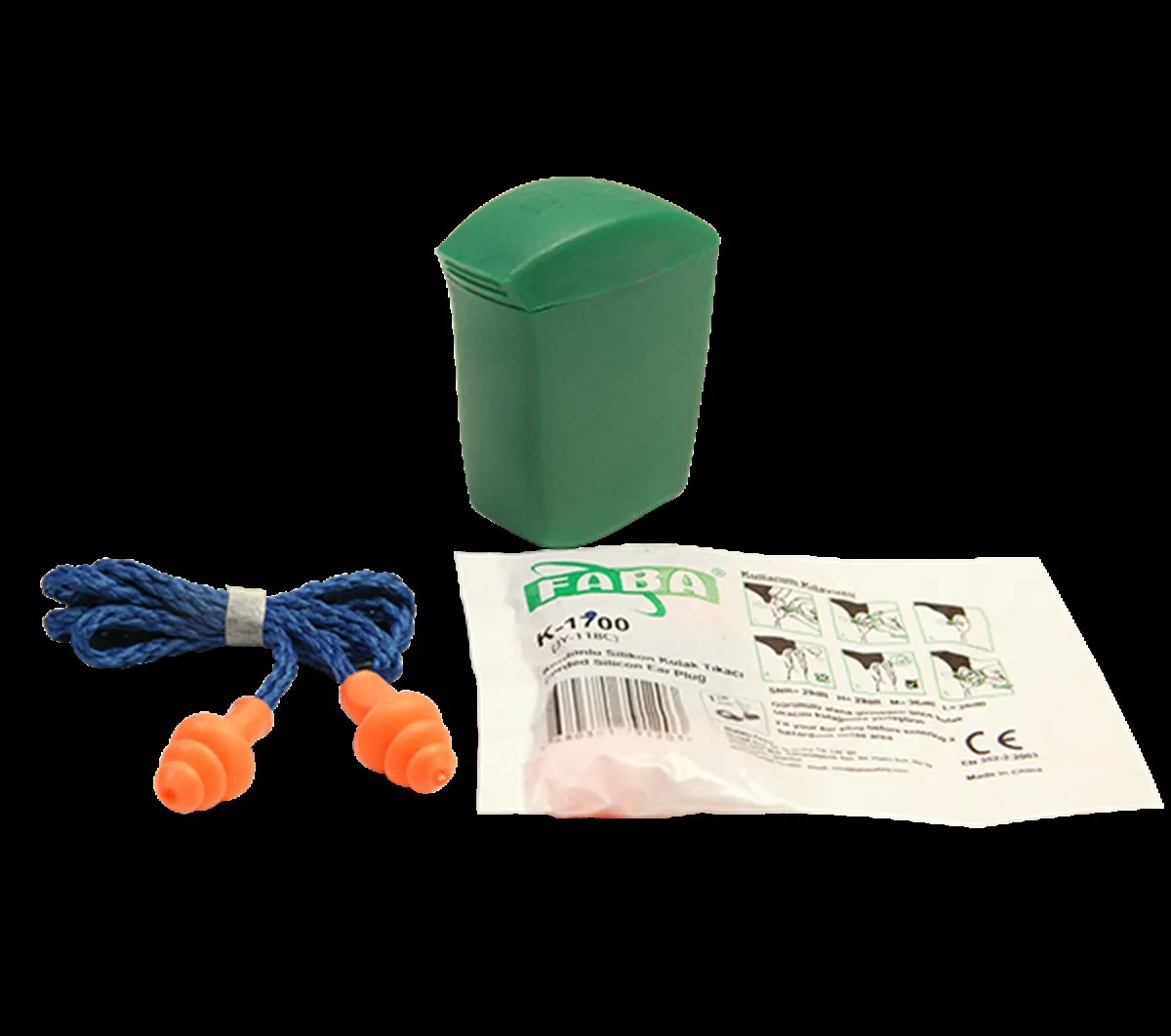 

5 Pcs Faba K-1700 silicone earplugs ,