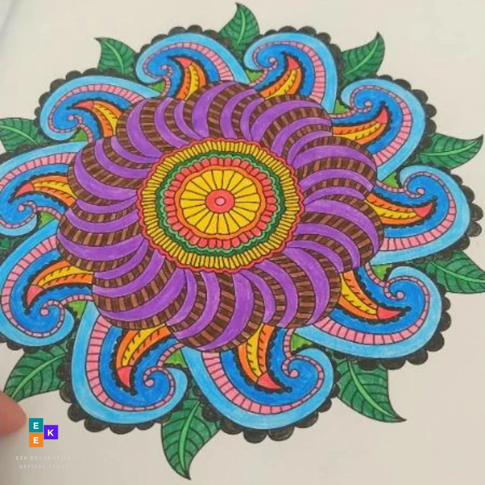 1 Pcs 84 Pagina Mandala Kind Volwassen Bloem Schilderen Boek Stress Reliever Voor Graffiti Tekening Art Super Mandala 2 Schilderen