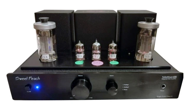 XiangSheng Sweet Peach SP-FU50 Tube Amplifier HIFI EXQUIS FU50 Signal-ended  MM Phono Stage Headphone output SPFU50 - AliExpress 44