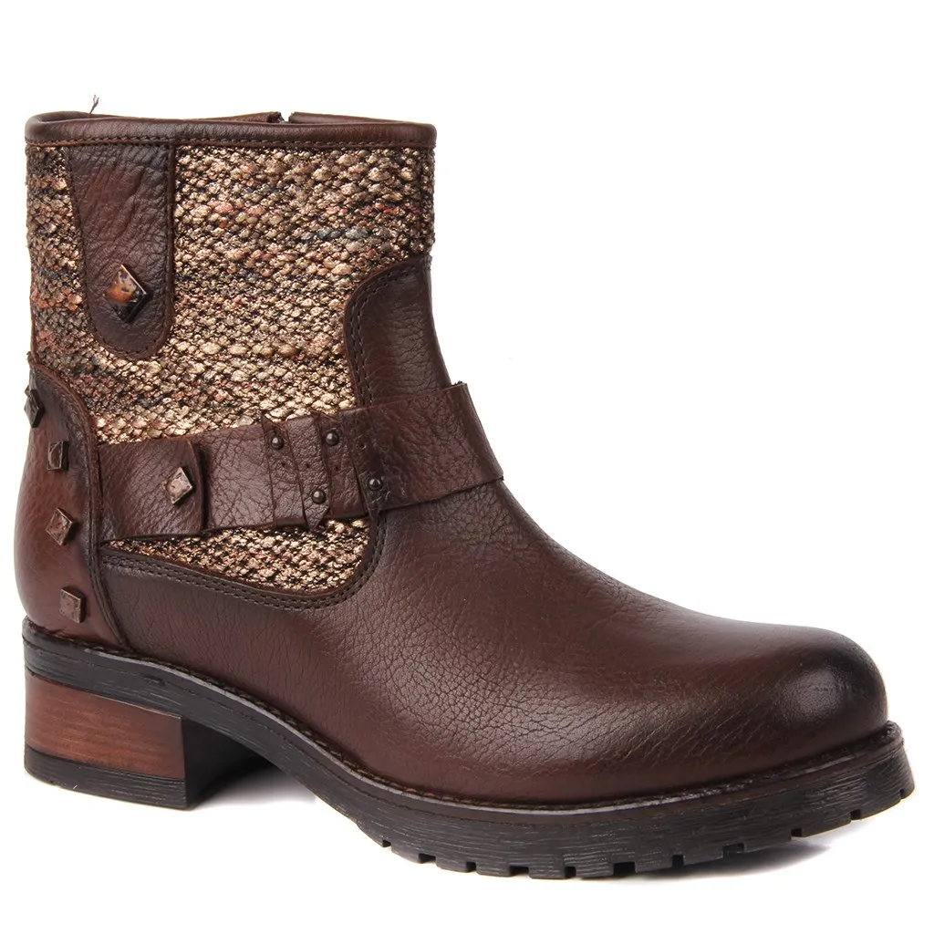 Botas de couro de vela-lakers