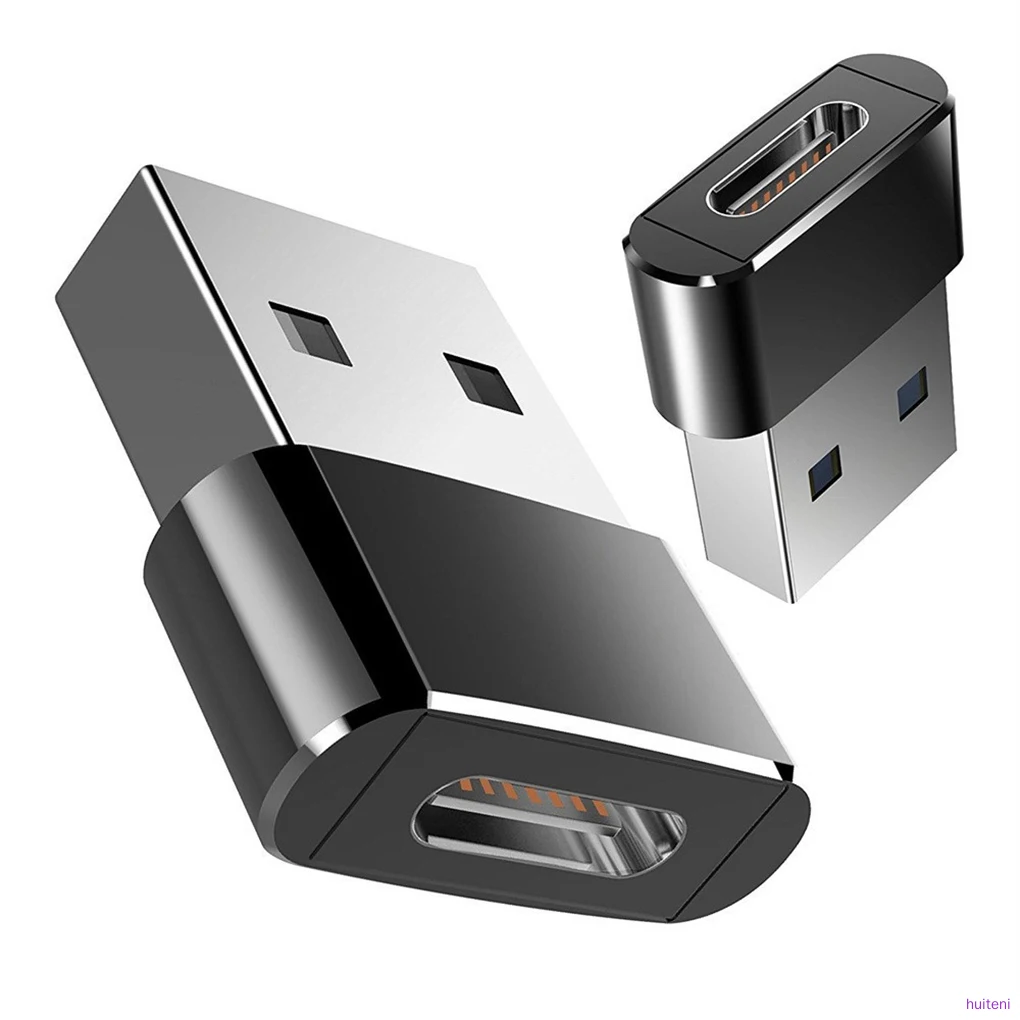 Adaptador Conversor Type C USB C Fêmea Para USB Macho Tipo A Funciona Em Qualquer Celular Com Saída Tipo C