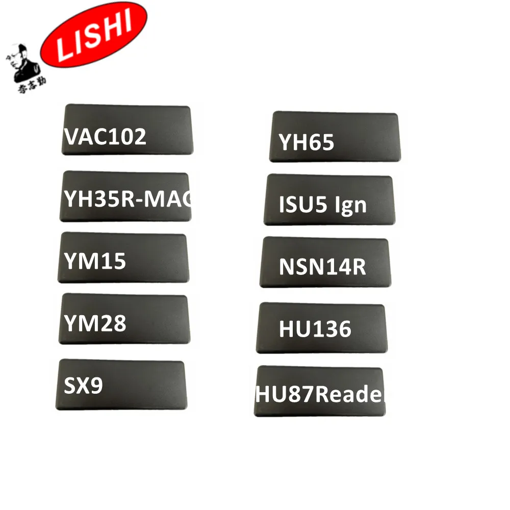 Lishi Tool 2 In 1 VAC102 YH35R NYM15 YM28 HU136 HU87 YH65 ISU5 Dr bt Ign Lishi Locksmith Tool