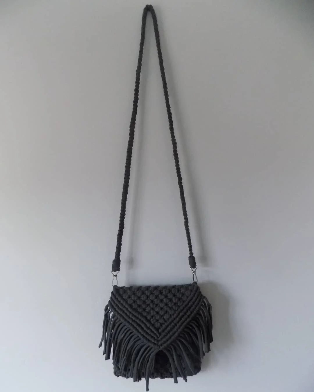 Handmade Shoulder Bag Knitted Bohemian Women Casual Black 2022 Design  Boho Cotton Usiba Design Store