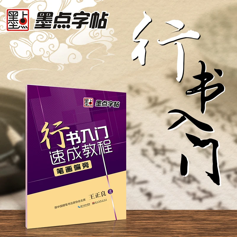 

Chinese Calligraphy Copybook Adults Basic Exercises Beginners Introductory Xingshu Running Script Stroke Radical Practice Book