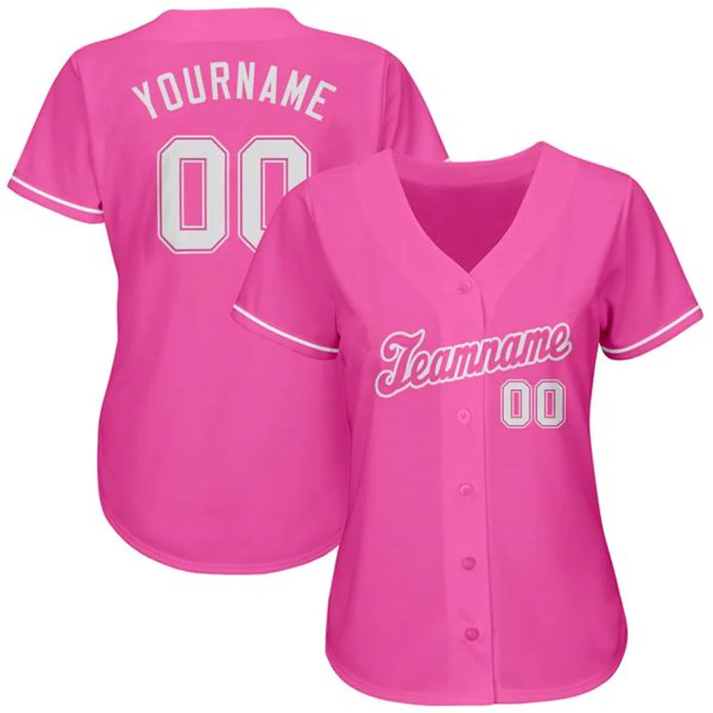 Custom Baseball Jersey Print Team Name Numbers Make Your Own Tee Shirts Women Softball Uniform Outdoors