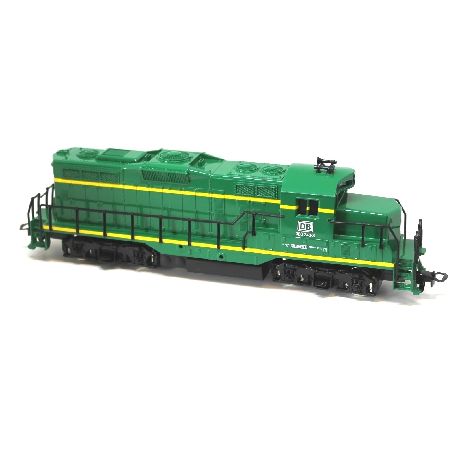 Deutsche Bundesbahn, Diesel Locomotive DB 326 243-3 EMD Direct Current and Analogue, Scale H0, Railway Miniature with Model Engine, Approx. 17 cms., Made by Bachmann, New in Box Original Packaging