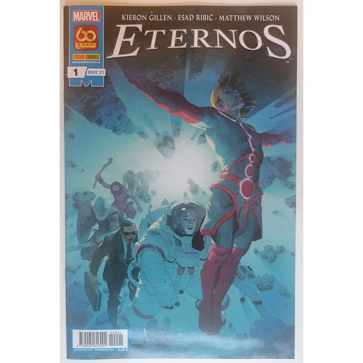 MARVEL ETERNOS No. 1, ED. PANINI, year 2021, author ESAD RIBIC, comic BOOK Spanish, TEBEO, MARVELS