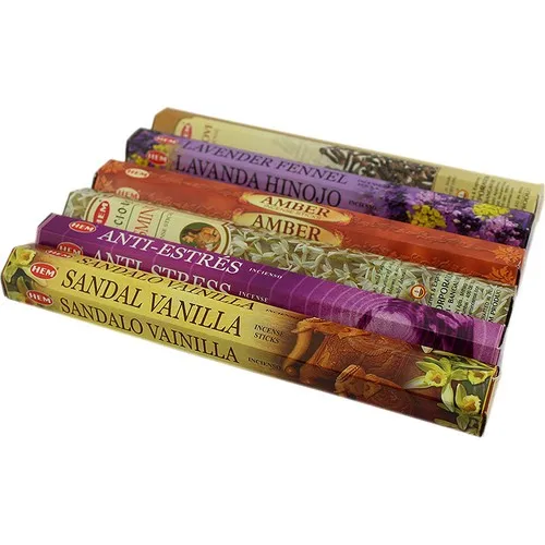 Both 10incense Six Different Fragrances 120 Pieces 10incense Anti Stress Lavender Jasmine Sandalwood Vanilla Amber Clove