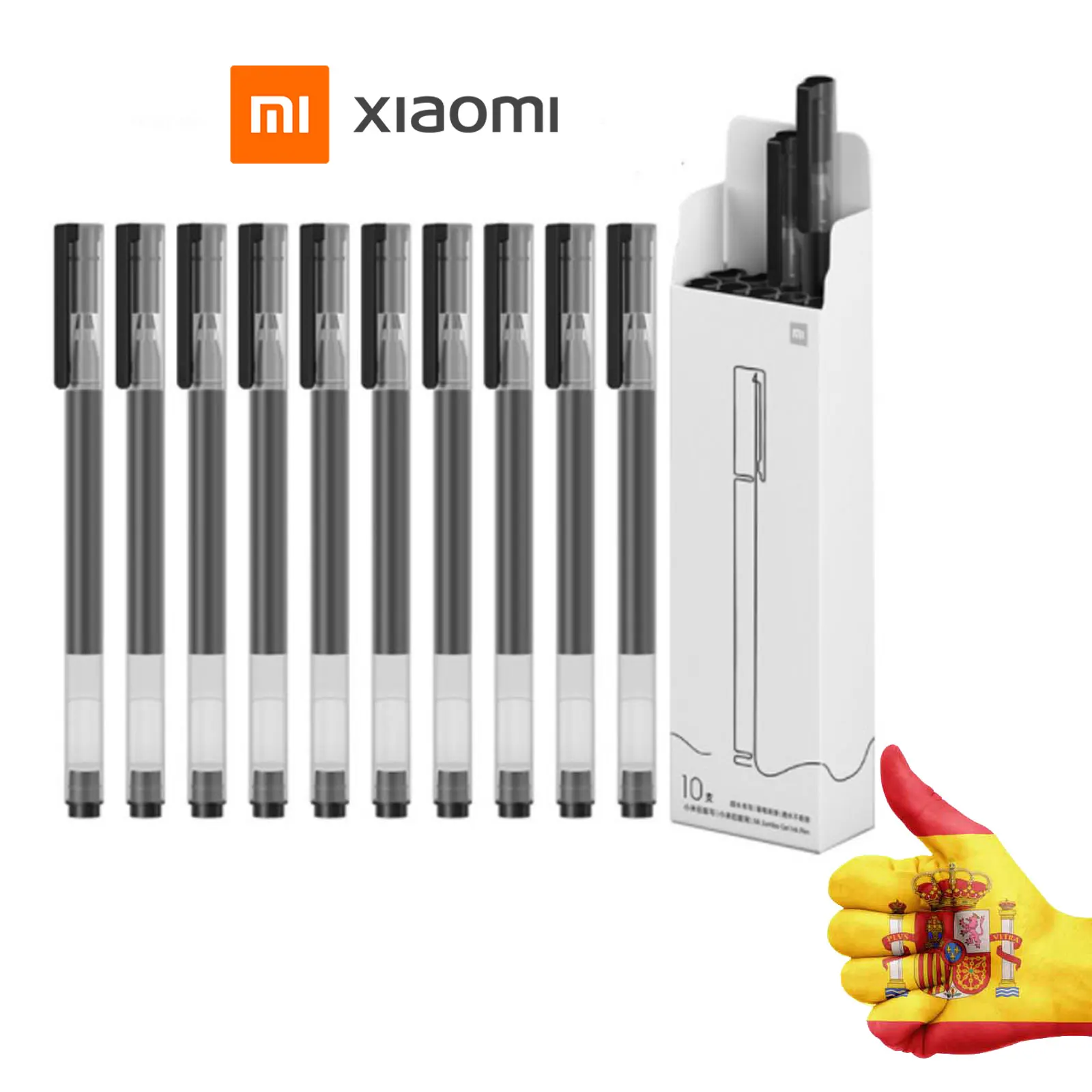 Xiaomi-super durable Gel pen, 0,5mm writing sign pen, fluid Swiss replacement, ink Pen